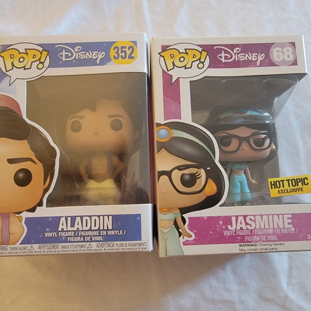 Funko Aladdin and Jasmine NIB